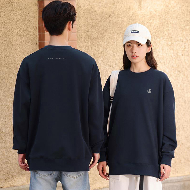 春秋冬立领拉链开衫卫衣新款零跑汽车4S店工作服男女外套夹克工装 - 图2