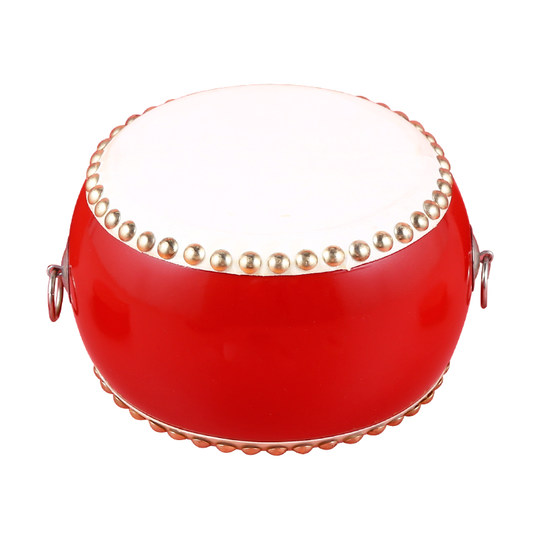 Rindsledertrommel, kleine Trommel, Früherziehung, pädagogische Percussion-Trommel, Spielzeugtrommel