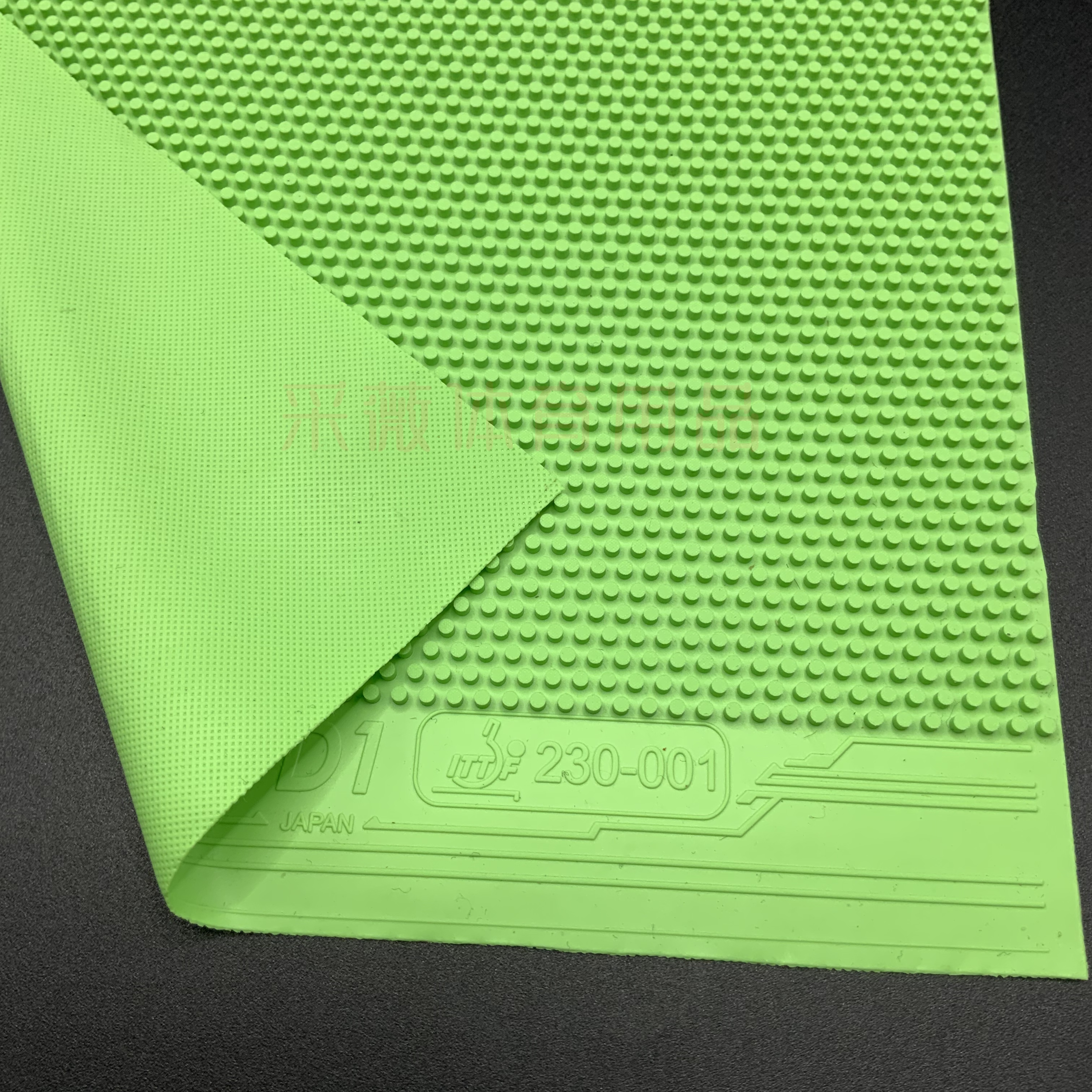 锐酷D1长胶绿色单胶皮进攻型长胶耐打自动档长胶攻防皆宜澳洲品牌 - 图2