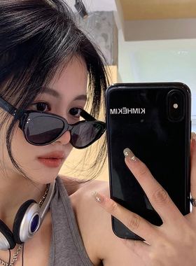 粥可可~韩版女墨镜防紫外线夏季