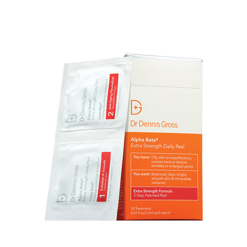 dr dennis gross多重果酸黑头棉片 MECCA海外面部磨砂/去角质