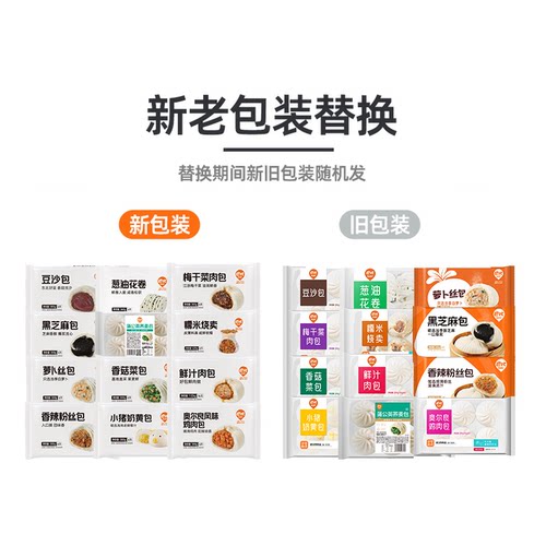 巴比馒头包子肉包菜包儿童早餐速食半成品速冻面点烧麦卖懒人食品 - 图3