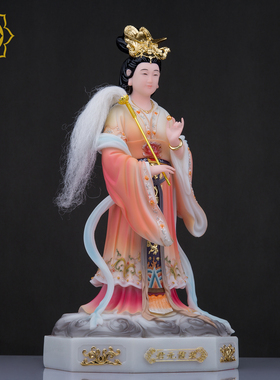 碧霞元君泰山奶奶神像摆件