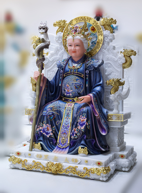 黑老太太神像黑妈妈像体汉白玉东北四大家族黑奶奶像堂口供奉摆件