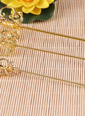 地藏王菩萨合金禅杖摆件佛像