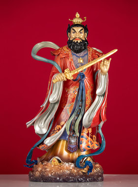 四大天师神像台湾工艺铜珐琅彩张天师许天师萨天师葛天师供奉摆件