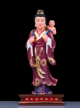十二婆者神像安胎注男女树脂婆姐注生娘娘临水夫人陈靖姑供奉摆件