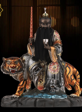 张天师神像家居摆件树脂