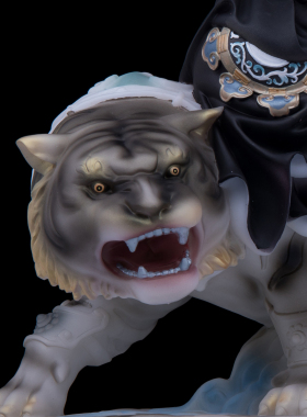 张天师神像汉白玉家居摆件