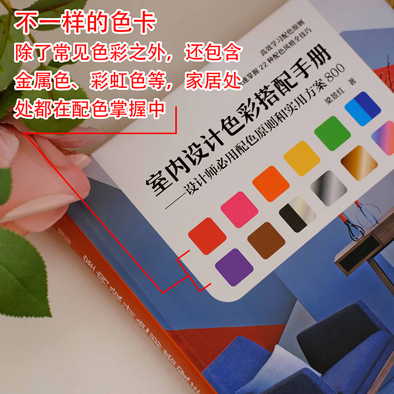 室内设计色彩搭配手册——设计师必用配色原则和实用方案800（掌握配色原则，快速Get配色风格全技巧）