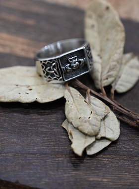 朋克个性欧美风潮流钛钢戒指饰品