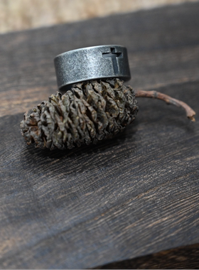 轻奢简约欧美风潮流钛钢戒指饰品