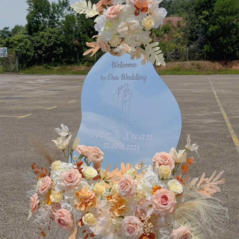 ins风云朵镜户外拍照婚礼婚庆结婚镜面签到打卡迎宾牌异形化妆镜,淘宝优惠券,粉丝福利购,淘宝优惠卷