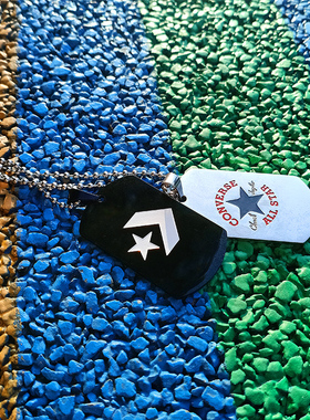 自制原创匡威钛钢不掉色军牌项链