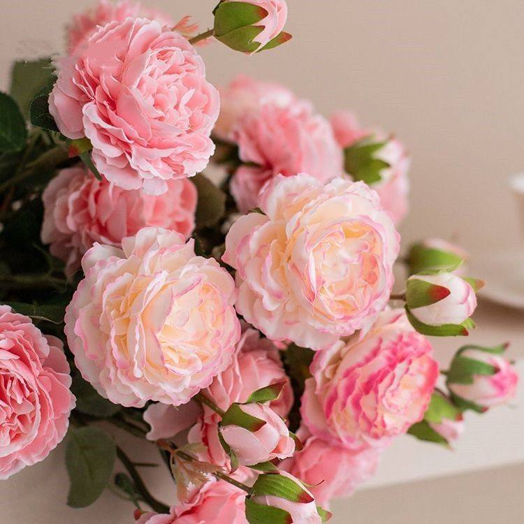 婚礼牡丹仿真花客厅摆设电视柜假花芍药插花绢花餐桌花艺法式摆件,淘宝优惠券,粉丝福利购,淘宝优惠卷