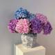 高级感3D绣球花仿真花餐桌客厅摆件花婚庆假花装饰插花绢花干花