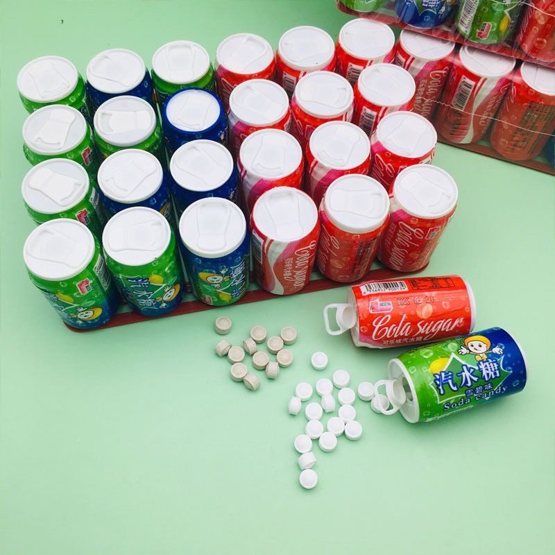 汽水糖泡腾片可乐雪碧味片糖网红休闲办公小吃爆汽水味糖小零食,淘宝优惠券,粉丝福利购,淘宝优惠卷