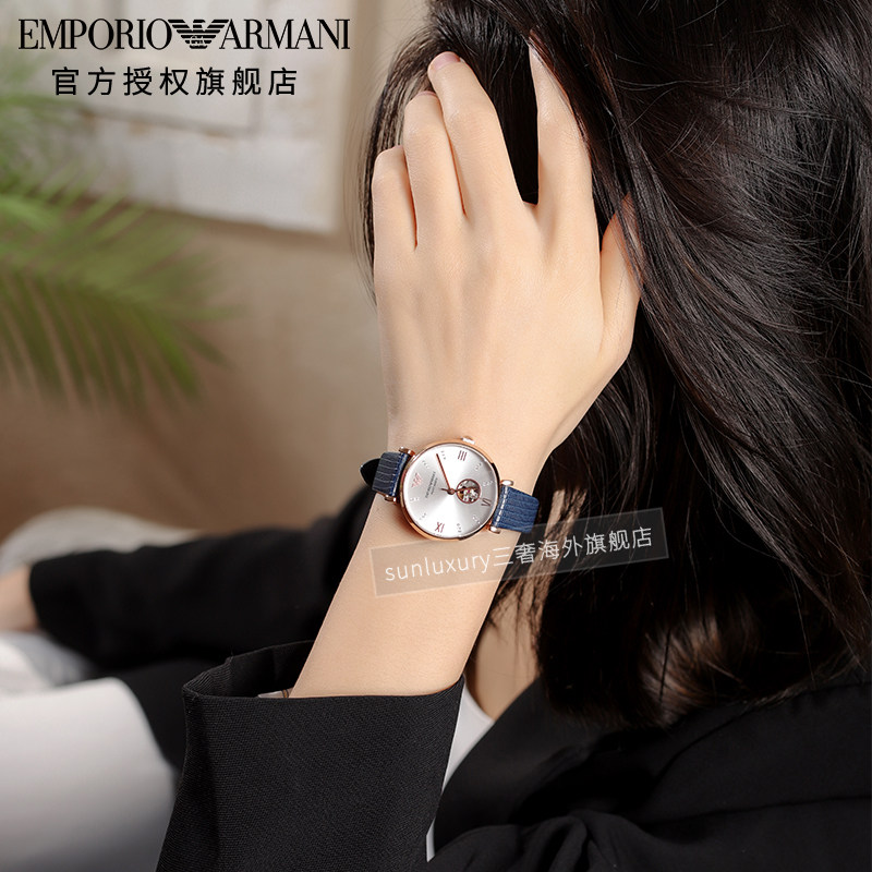 armani阿玛尼女官方正品小众机械表 sunluxury三奢海外欧美腕表