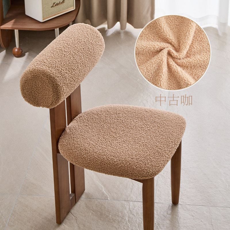 泰迪绒椅子套罩河马型椅套防猫抓椅子套加厚绒感椅子保护套中古风,淘宝优惠券,粉丝福利购,淘宝优惠卷