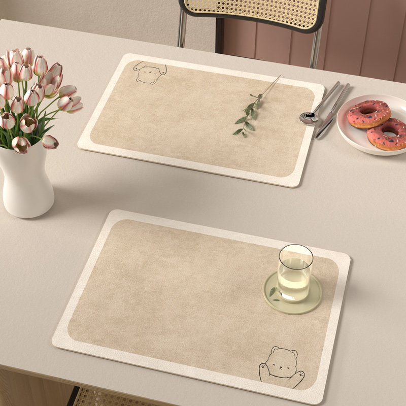 日式素雅皮革餐盘垫杯垫桌垫方形防水防油免洗餐垫碗垫隔热西餐垫,淘宝优惠券,粉丝福利购,淘宝优惠卷