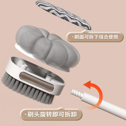 长柄双面软毛沐浴刷强力搓泥洗澡涂身体乳刷子后背不求人神器男士 - 图3