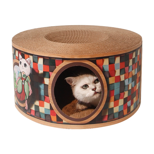 Кошка захватывает кошачье гнездо встроенное двойное износ -устойчивый