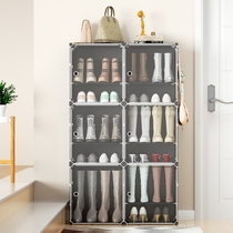 Shoe cabinet Boot cabinet Composition multilayer plastic leaning against wall Home doorway Long boot Sub-containing Shenzer Containing Shoes containing box