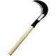Outdoor agricultural weeding tools for household manganese steel sickle mowing knife farm tools corn harvest mowing long-handled sickle