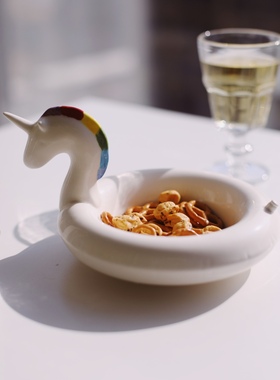 艺德小屋西班牙陶瓷零食碗摆件