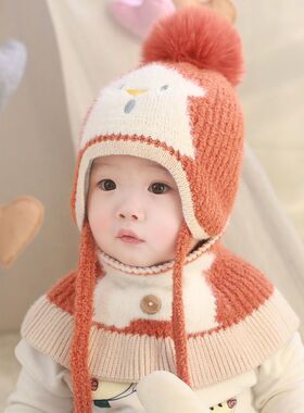 婴儿帽子秋冬季婴幼儿宝