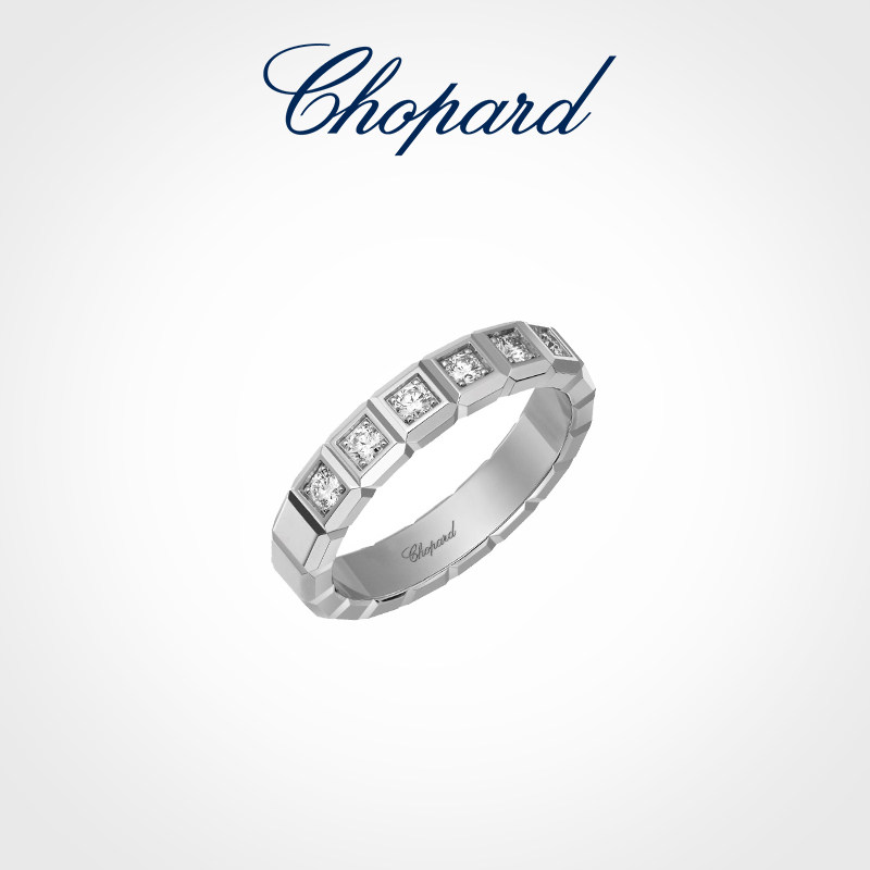 Star-style 18K gold simple fashion ring