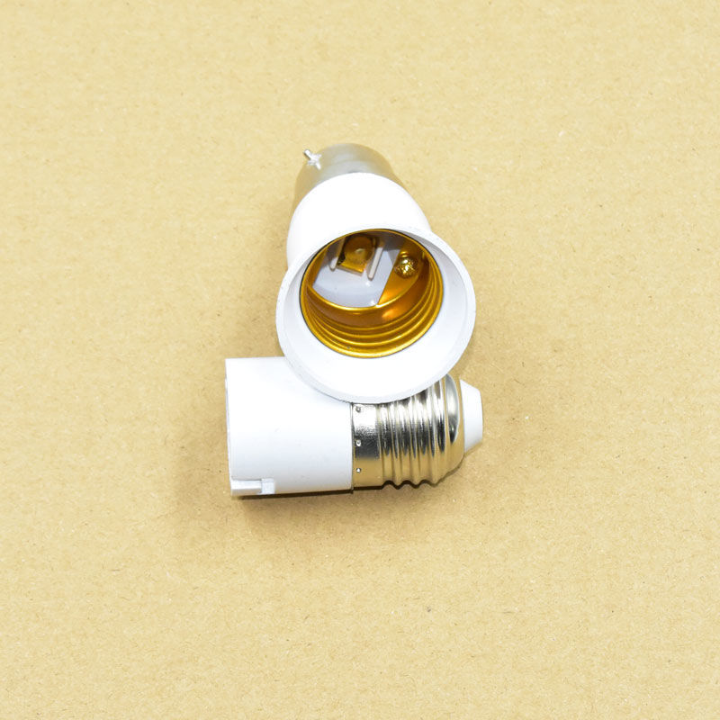 家用灯座灯泡接口转换器e27e14螺口b22卡口灯头适配器螺纹转接头 - 图0