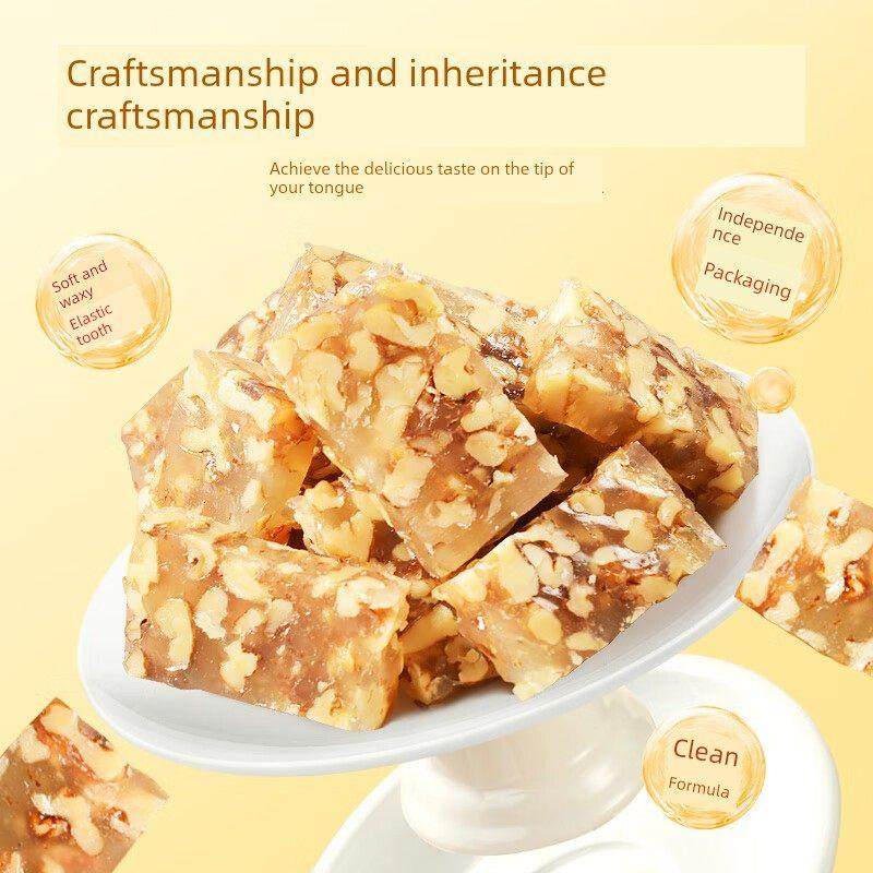 黄老五核桃软糕408g四川特产芝麻核桃软糖小包装零食软糯老年小吃,淘宝优惠券,粉丝福利购,淘宝优惠卷