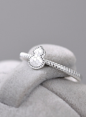 新款碎冰冰葫芦戒指女士款时尚轻