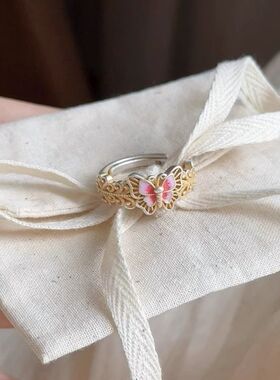 幻蝶新中式复古精致手工珐琅彩蝴