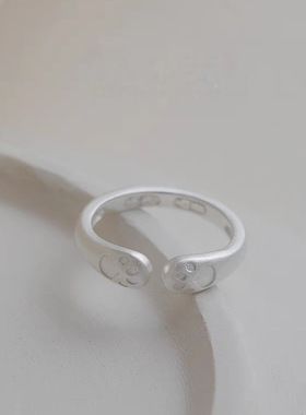 猫爪戒指学生简约小众设计轻奢高