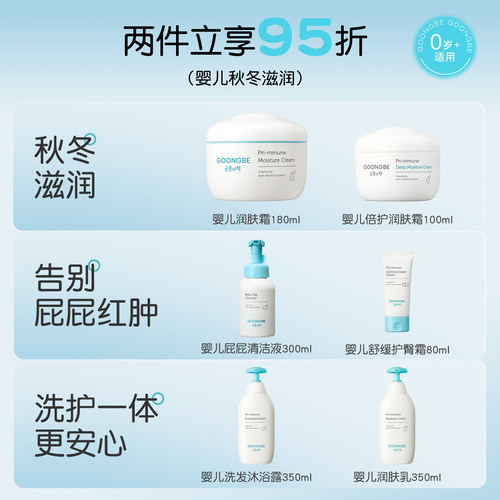 宫中秘策儿童倍护润肤霜婴儿高保湿面霜秋冬深度保湿宝宝霜100ml - 图2