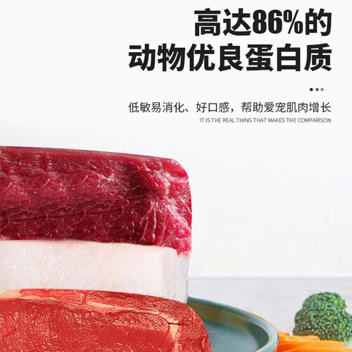 戈亚全价无谷狗粮高鲜生骨肉冻干通用小中大型犬泰迪柯基柴犬2kg-图2