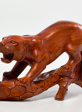 老虎客厅木雕里堂花梨木