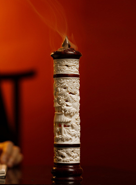 高档客厅熏香炉印度小叶紫檀中式