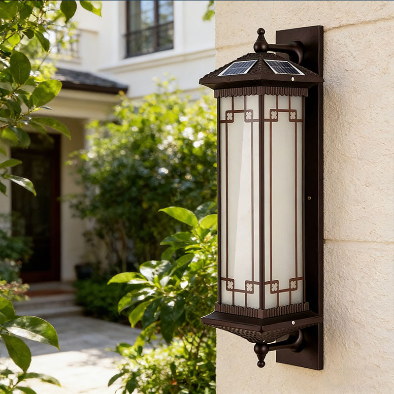 太阳能户外庭院壁灯室外防水别墅大门罗马柱子灯花园外墙围墙壁灯,淘宝优惠券,粉丝福利购,淘宝优惠卷