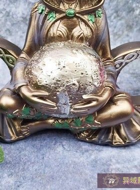 新款大地之母树脂摆件 神像 盖亚地球母亲道具摆件 居家装饰
