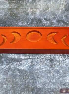 木质月相卡牌明信片支架桌面