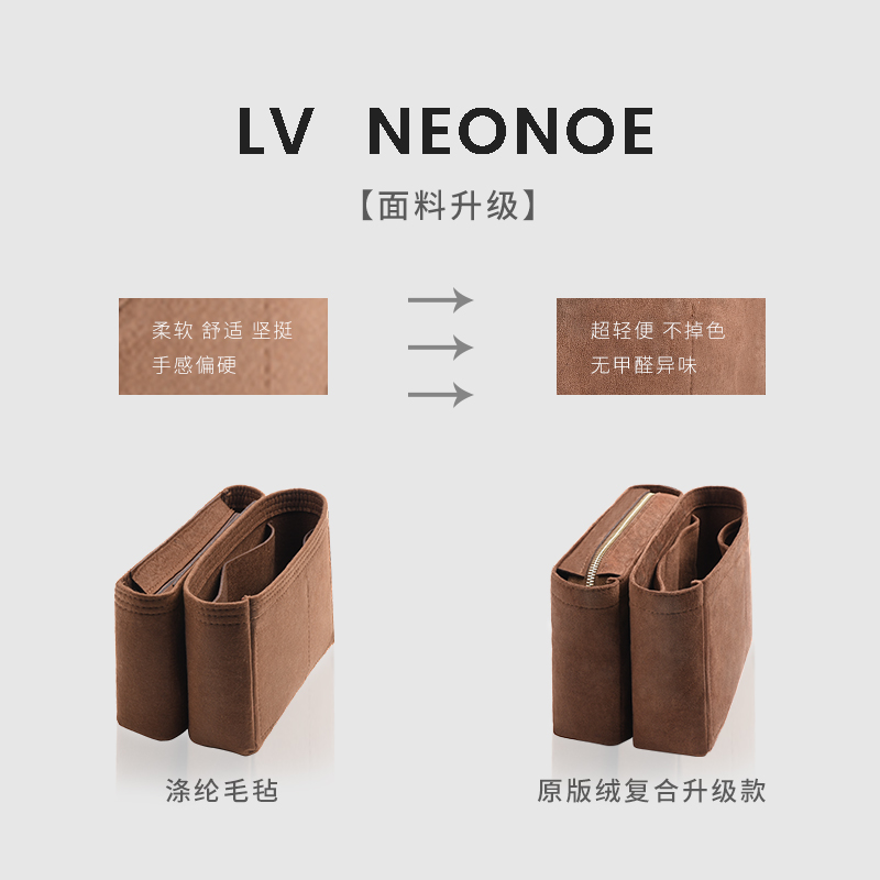 佰罗德适用于Lv水桶包neonoe包内收纳包整理包内衬lv专用内胆包