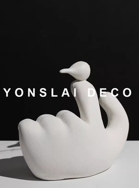 卡通雕塑摆件客厅电视柜玄关家居