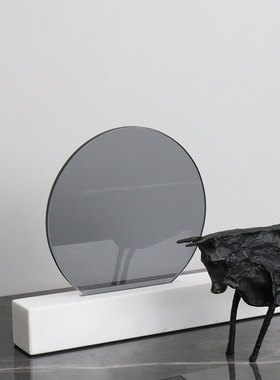 新中式风样板房间展厅大理石底座