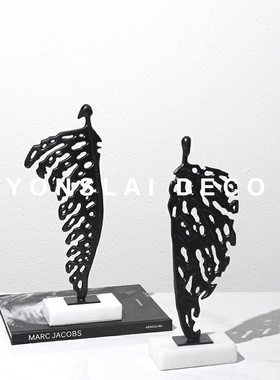 简约现代风铸铁艺术展厅软装饰品