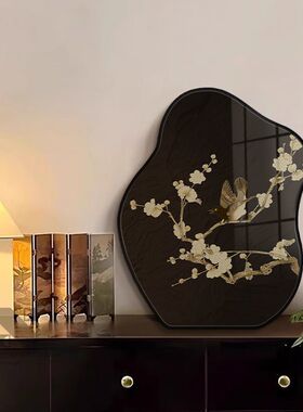 古风小众挂画壁画装饰摆件