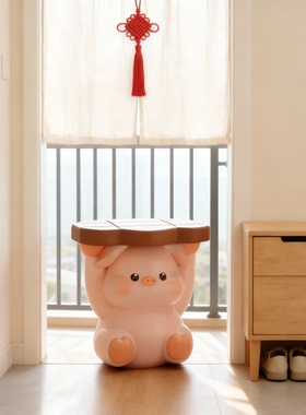 可爱小猪造型粉色家居摆件