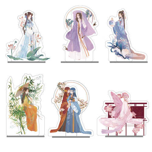 仙剑奇侠传官方 拾花集立牌仙剑女主群像亚克力摆件 - 图3